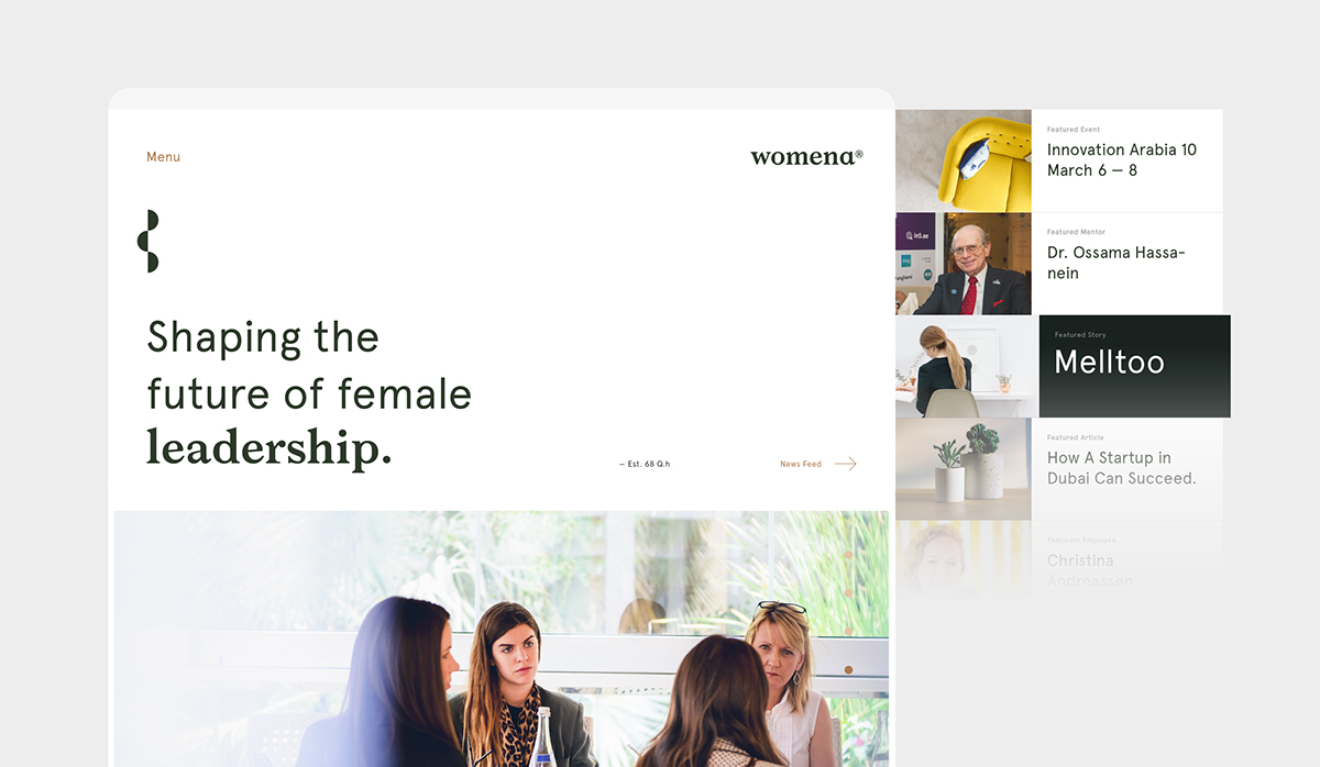 Womena生態(tài)系統(tǒng)平臺公司VI設(shè)計(jì)