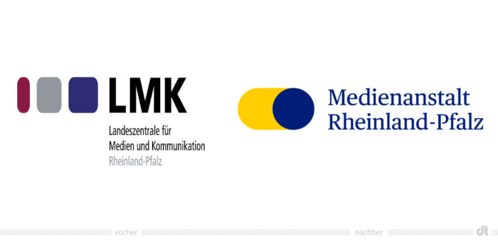 Medienanstalt Rheinland-Pfalz LOGO新舊對(duì)比（左舊右新）