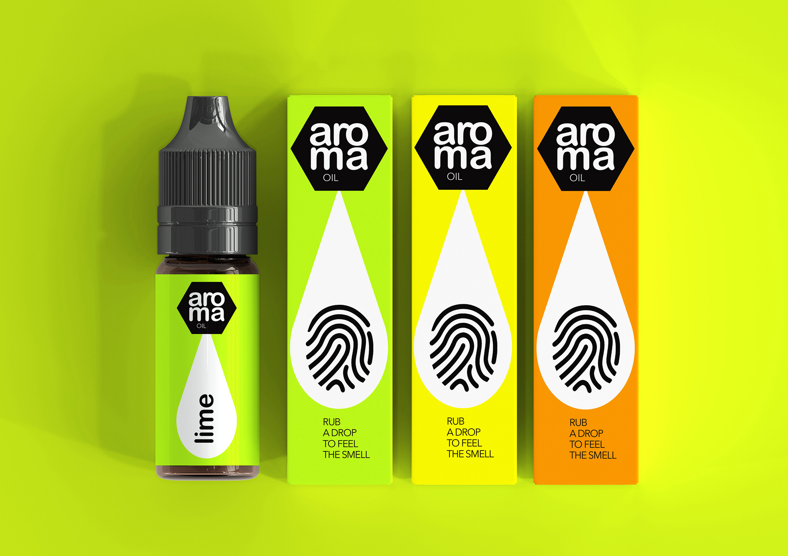 更新天然精油包裝設計——Aroma 