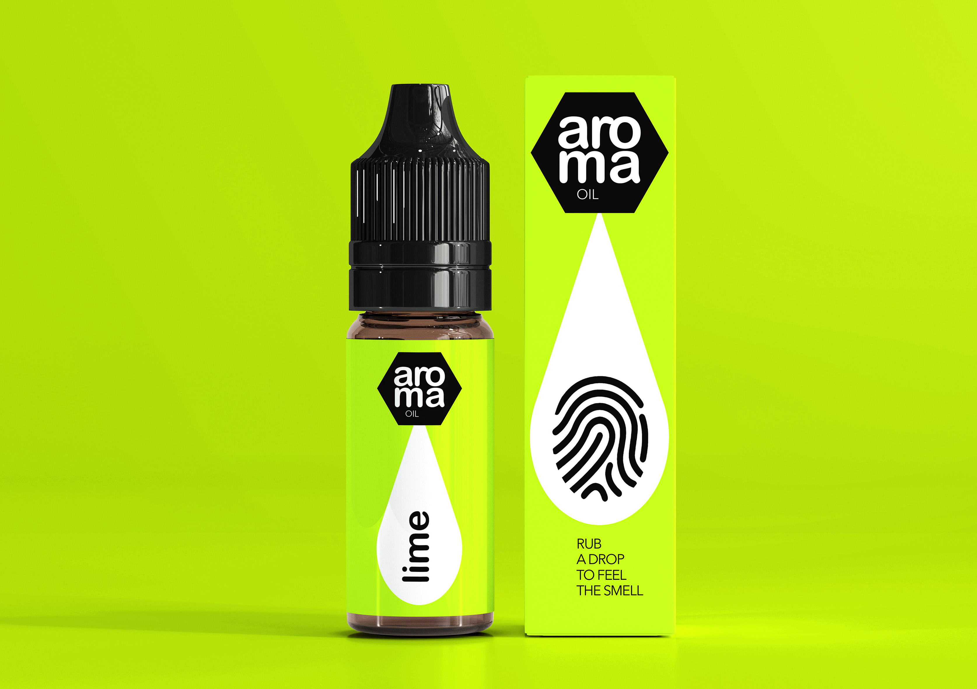 更新天然精油包裝設計——Aroma 